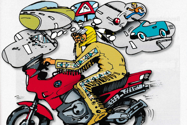 Theoretischer Fahrschulunterricht für Motorräder der FCC Fahrschulen in Knielingen, Lektion 04.