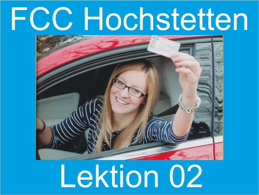 Theoretischer Fahrschulunterricht der FCC Fahrschulen in Hochstetten, Lektion 02