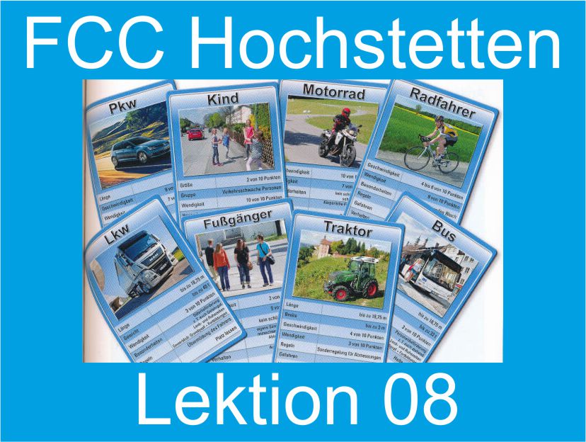 Theoretischer Fahrschulunterricht der FCC Fahrschulen in Hochstetten, Lektion 08
