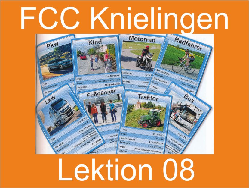 Theoretischer Fahrschulunterricht der FCC Fahrschulen in Knielingen, Lektion 08