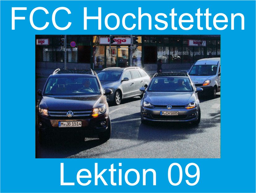 Theoretischer Fahrschulunterricht der FCC Fahrschulen in Hochstetten, Lektion 09